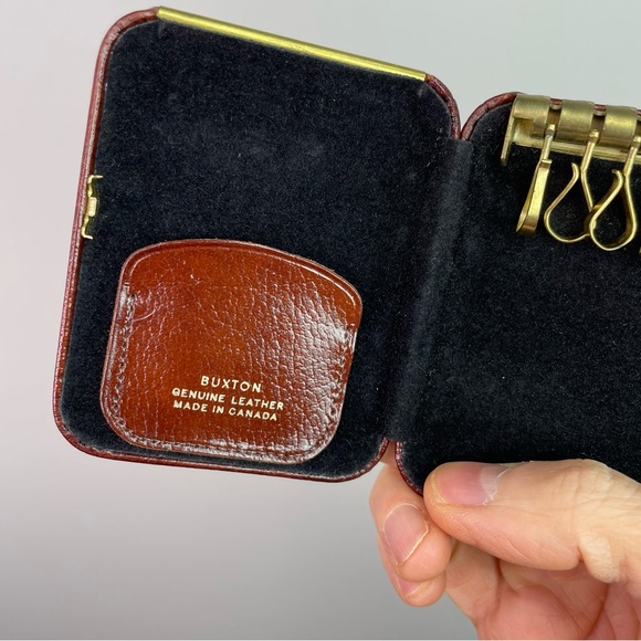 Vintage BUXTON Genuine Leather Key-Tainer - Picture 12 of 16